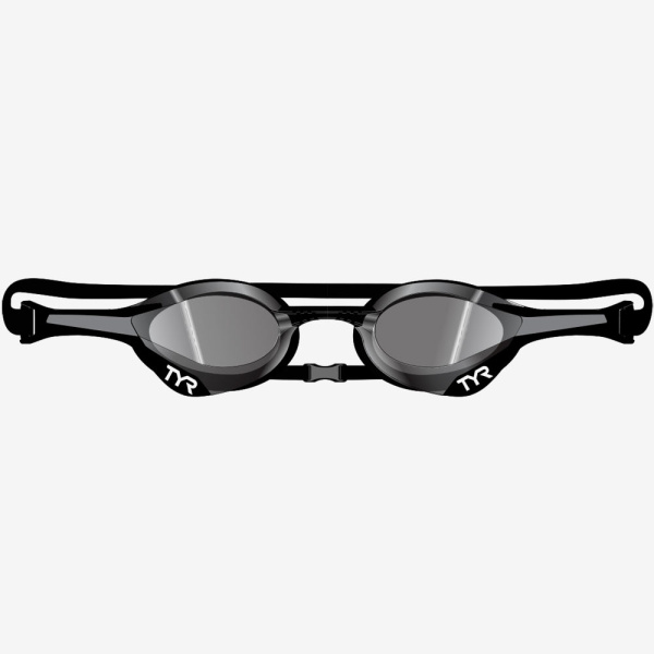 Очки для плавания Tracer-X Elite Racing Mirrored (зеркальные; черный/серебристый)